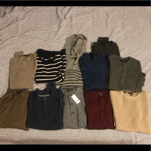 Sweater lot (Banana Republic & Jcrew, S-M)